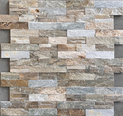 Golden Blend Thinner Natural Real Stone Panel JRST-014