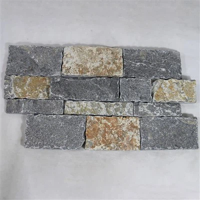Blue And Rusty Limestone Cladding Tumbled JRSL-008T