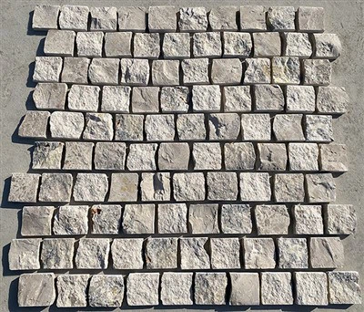 Dark Travertine Cobble Floor Decor