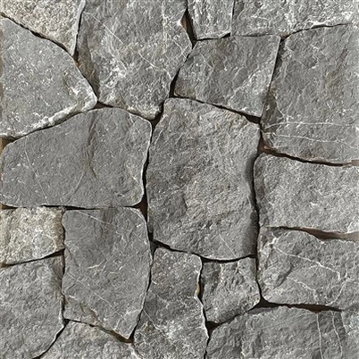 Natual Loose Stone Cladding Black Limestone Facade JRSR-030