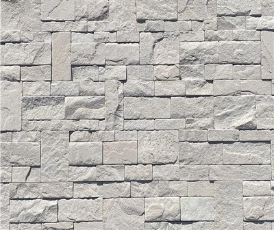 White Sandstone Wall Stone Feature