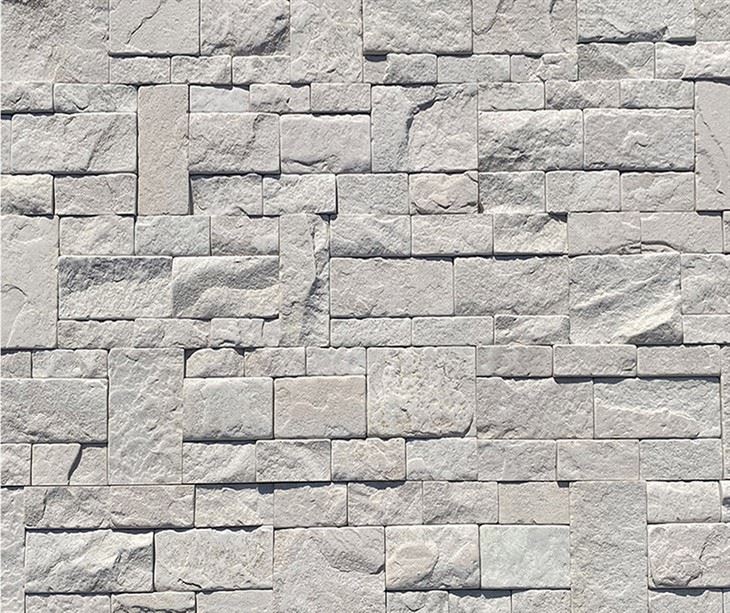 White Sandstone Wall Stone Feature
